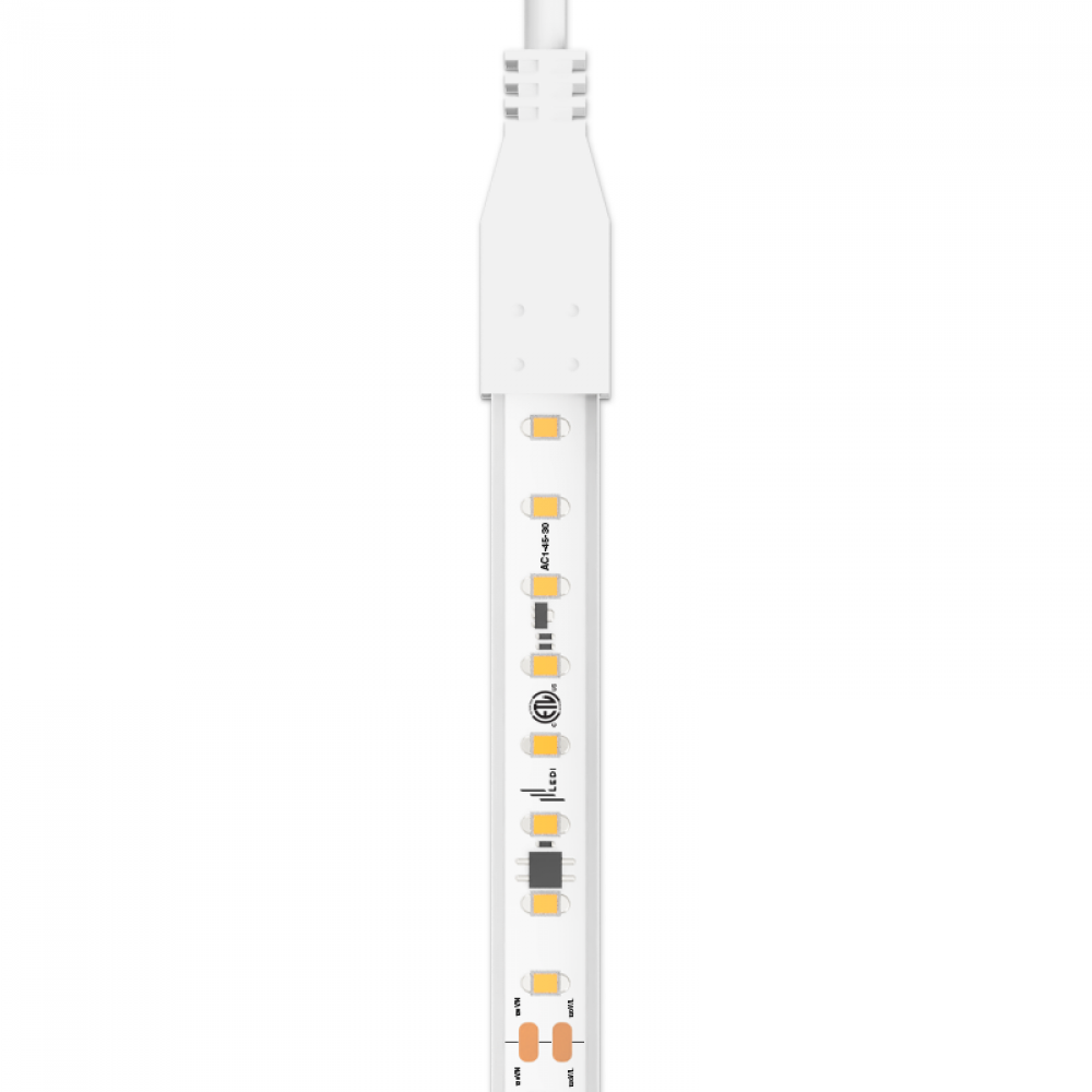 Custom Length 3000K Inspire AC 4.5 LED tape light with 2FT lead wire