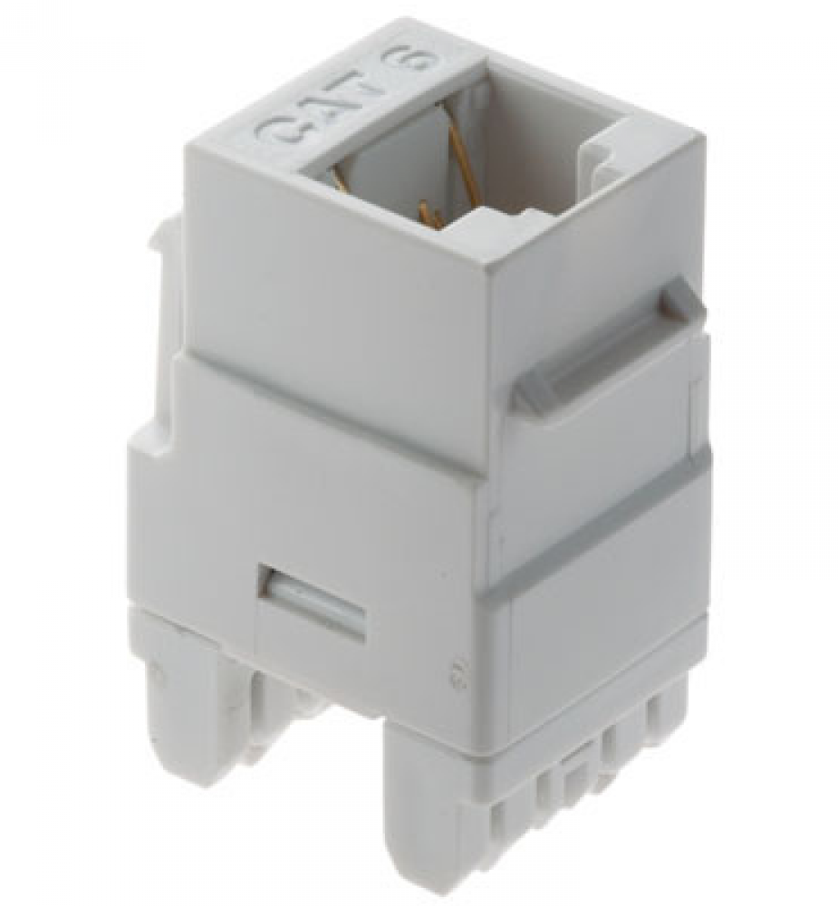 adorne® Cat 6 RJ45 Data Insert, White