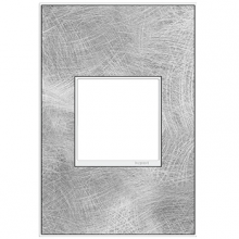 Legrand AWM1G2SP4 - adorne® Spiraled Stainless One-Gang Screwless Wall Plate