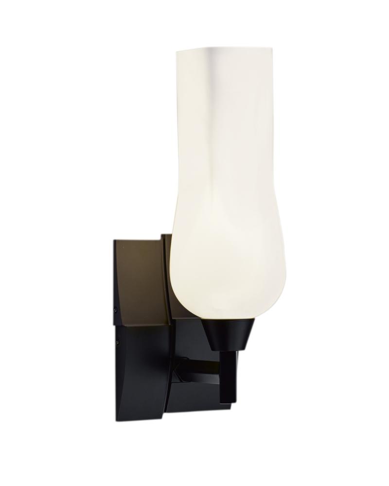 Fleur Indoor Wall Sconce - Matte Black