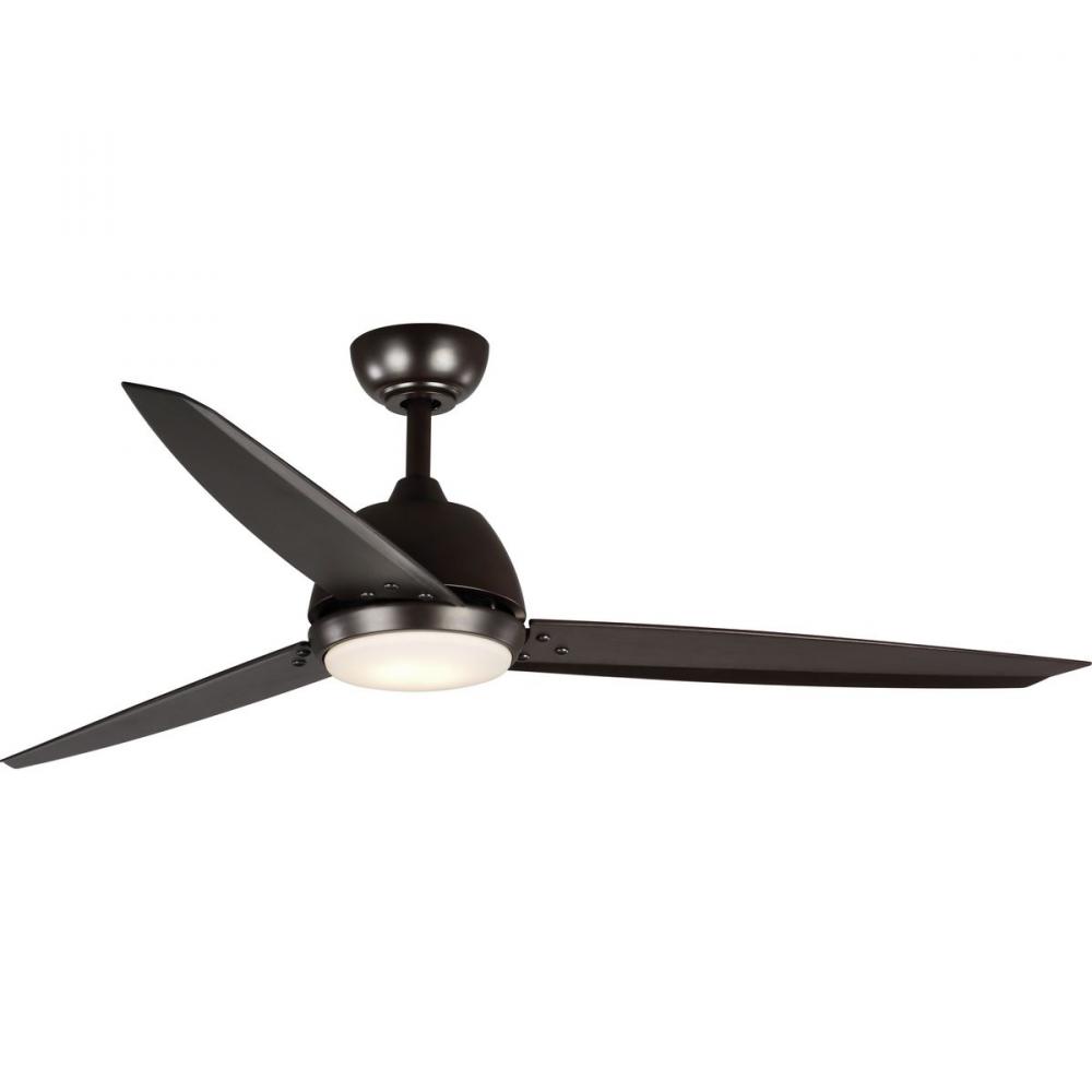 Oriole Collection 60&#34; Three-Blade Ceiling Fan with LED Light