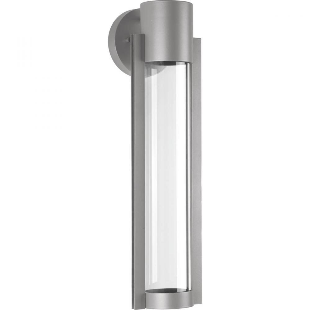 Z-1030 Collection 5&#34; One-Light LED Metallic Gray Medium Modern Wall Lantern