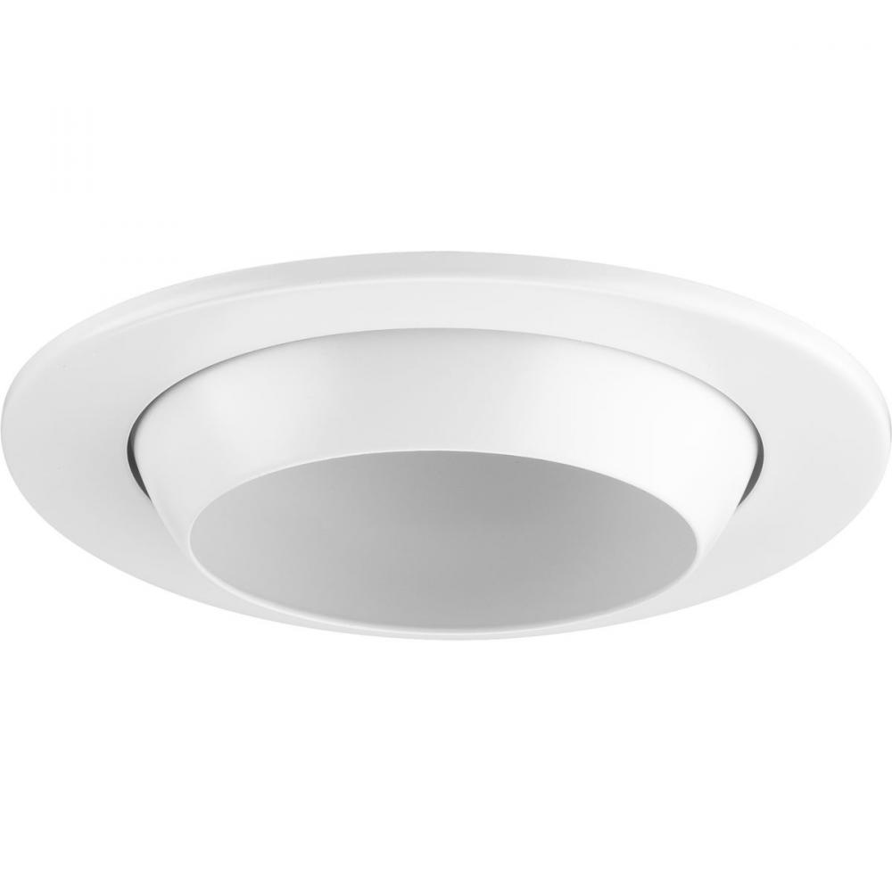 4&#34; Satin White Recessed Eyeball Trim for 4&#34; Housing (P804N series)