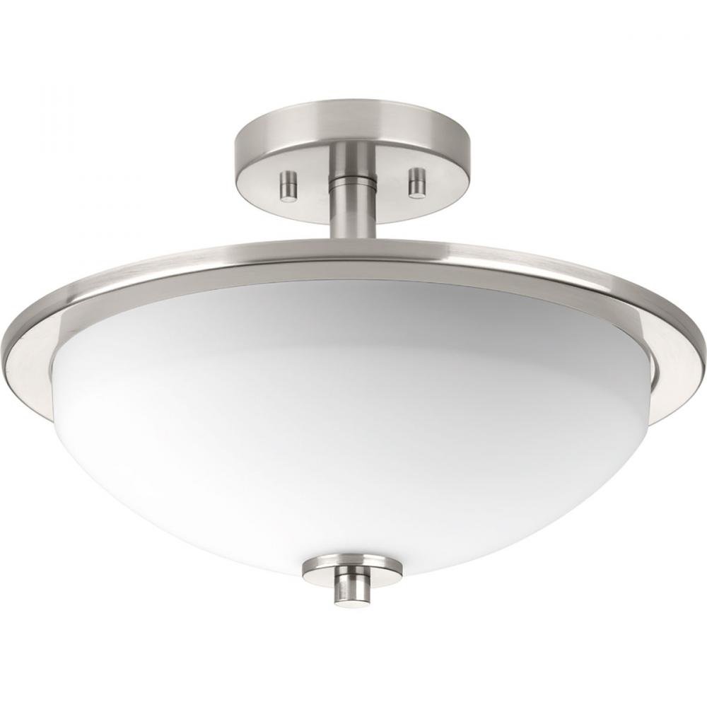 Replay Collection Two-light 14-3/4&#34; Semi-Flush