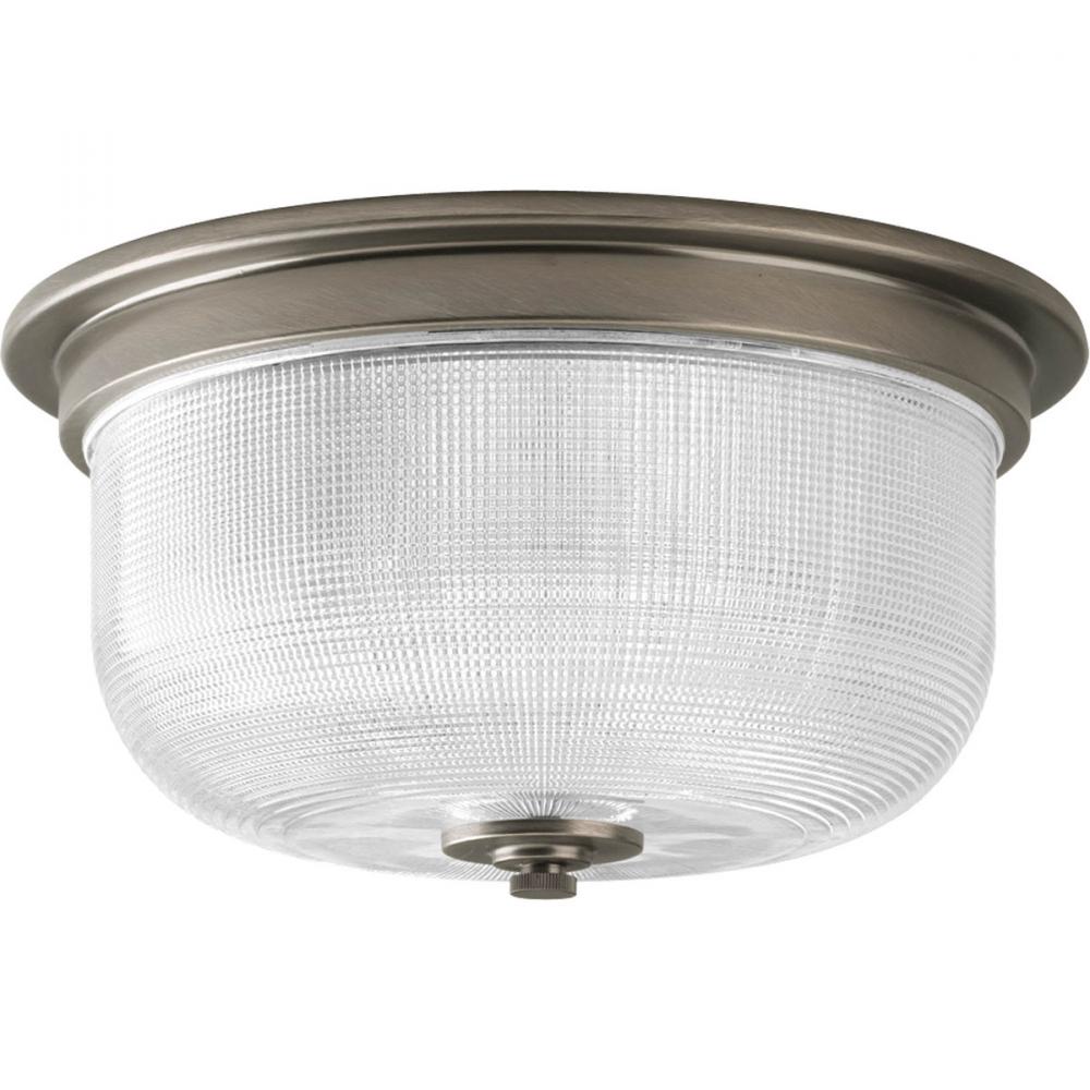 Archie Collection Two-Light 12-3/8&#34; Close-to-Ceiling