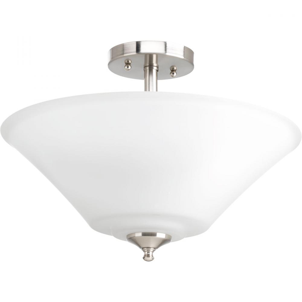 Joy Collection Three-Light 16-5/8&#34; Semi-Flush Convertible