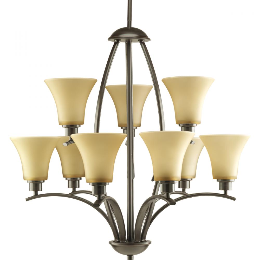 Joy Collection Nine-Light, Two-Tier Chandelier