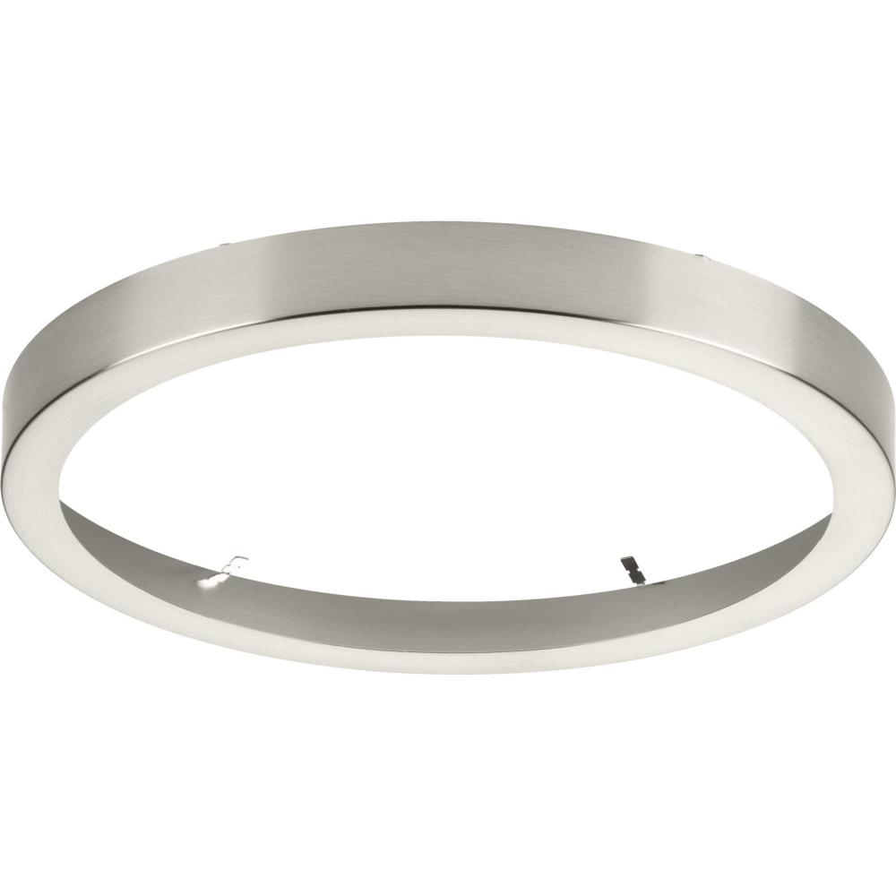 Everlume Collection Brushed Nickel 11&#34; Edgelit Round Trim Ring