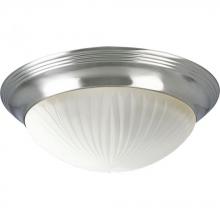 Progress P3699-09 - Two Light Brushed Nickel Bowl Flush Mount