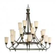 Progress P4040-77 - Cantata Collection Twenty-Light, Three-Tier Chandelier