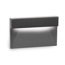 WAC US WL-LED140F-AM-BK - LED Horizontal Ledge Step and Wall Light