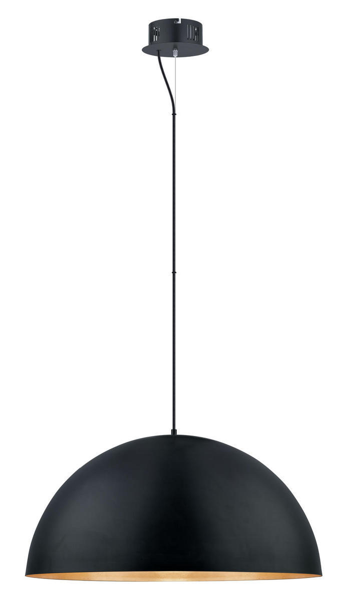 1x22.5W LED Pendant With Black & Gold Finish