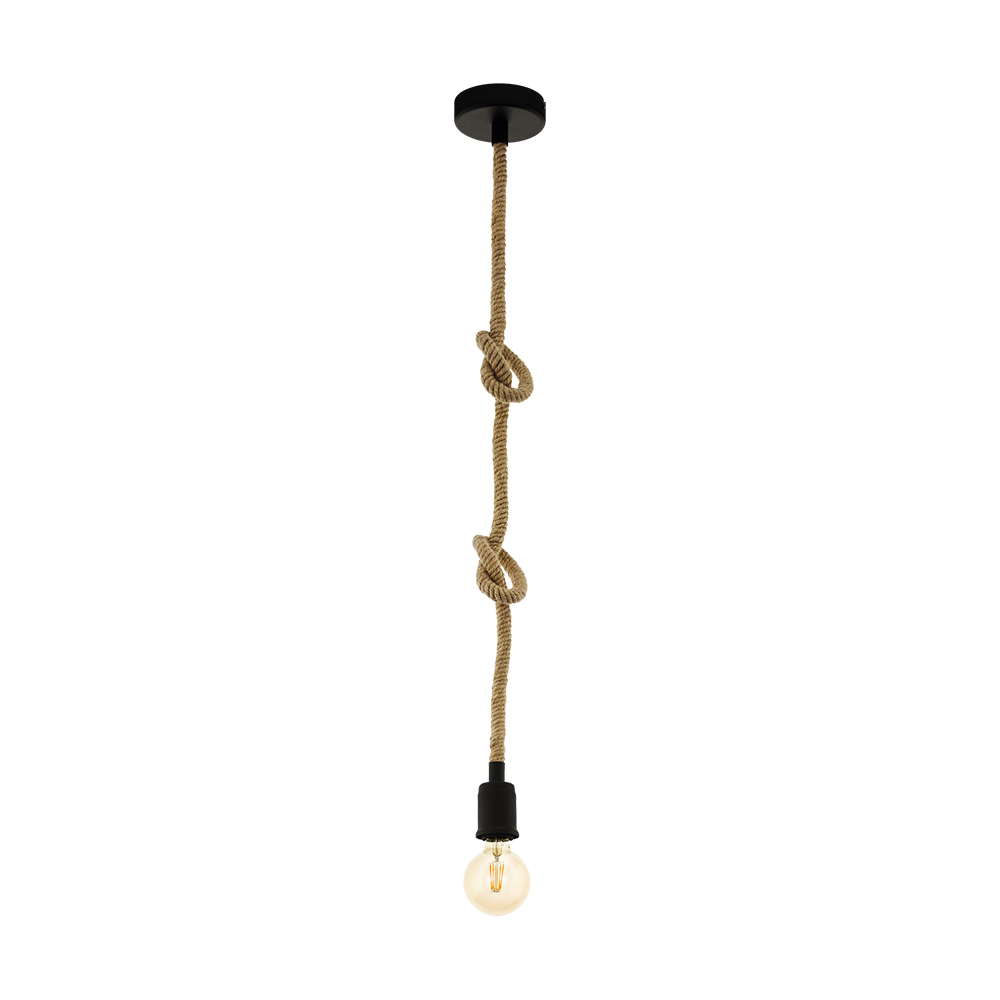 Rampside - Single Light Rope Pendant 1x60W