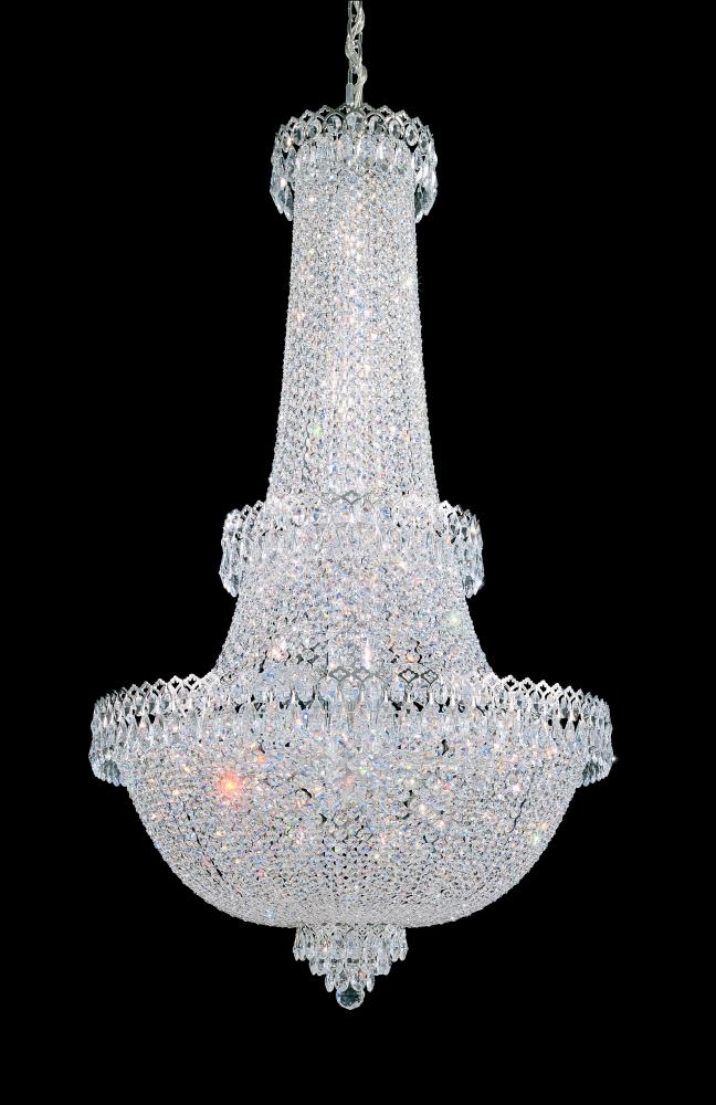 Camelot 41 Light 120V Pendant in Polished Silver with Optic Crystal