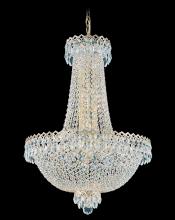 Schonbek 1870 2622-40O - Camelot 12 Light 120V Pendant in Polished Silver with Optic Crystal