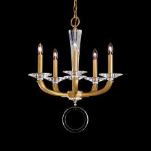 Schonbek 1870 MA1005N-22O - Emilea 5 Light 120V Chandelier in Heirloom Gold with Optic Crystal