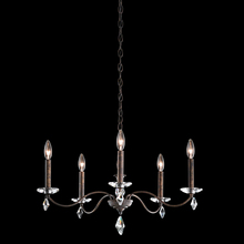 Schonbek 1870 MD1005N-06H - Modique 5 Light 120V Chandelier in White with Heritage Handcut Crystal