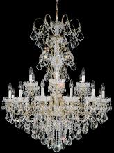 Schonbek 1870 3660-23H - New Orleans 18 Light 120V Chandelier in Etruscan Gold with Heritage Handcut Crystal