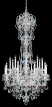 Schonbek 1870 6818-40H - Olde World 23 Light 120V Chandelier in Polished Silver with Heritage Handcut Crystal