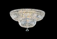 Schonbek 1870 5894-40O - Petit Crystal Deluxe 9 Light 120V Semi-Flush Mount in Polished Silver with Optic Crystal