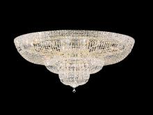 Schonbek 1870 5897-40O - Petit Crystal Deluxe 36 Light 120V Semi-Flush Mount in Polished Silver with Optic Crystal