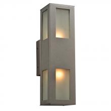 PLC Lighting 8041 BZ - 2 Light Outdoor Fixture Tessa Collection 8041 BZ