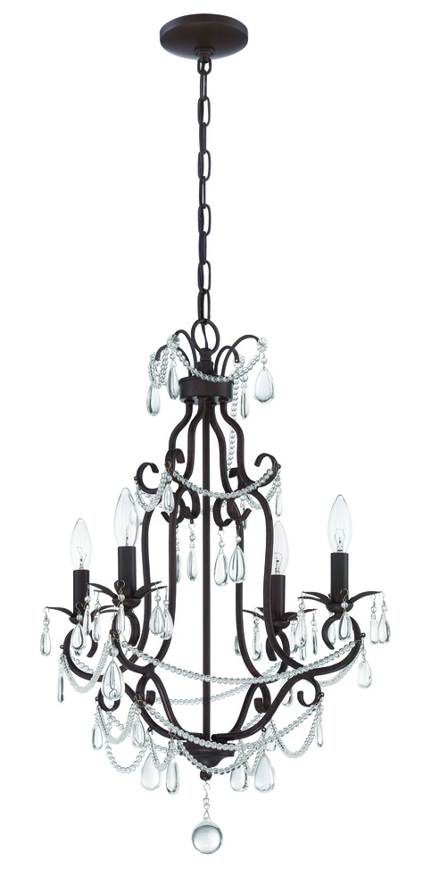 4 Light Mini Chandelier