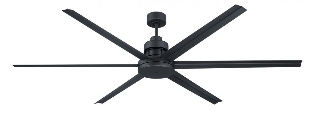 72&#34; Mondo Indoor/Outdoor (Damp) in Flat Black w/ Flat Black Blades