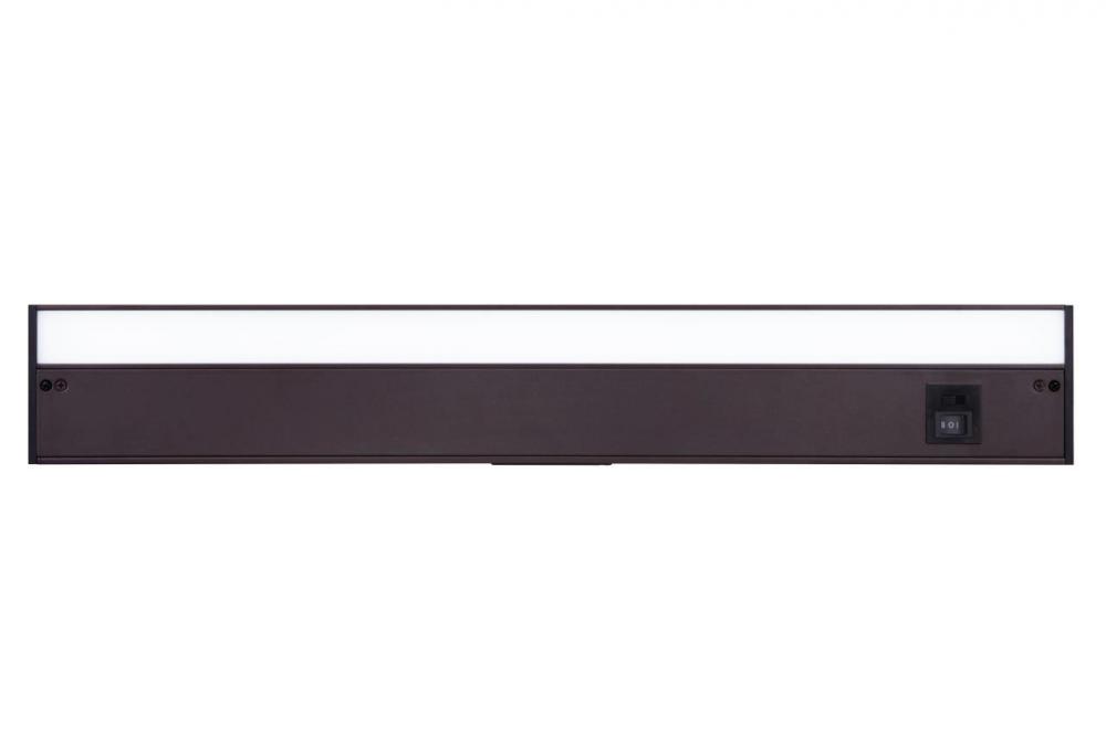 24&#34; Under Cabinet LED Light Bar in Bronze (3-in-1 Adjustable Color Temperature)