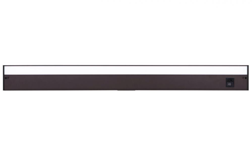 36&#34; Under Cabinet LED Light Bar in Bronze (3-in-1 Adjustable Color Temperature)