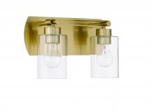 Craftmade 17614SB2 - Hendrix 2 Light Vanity in Satin Brass