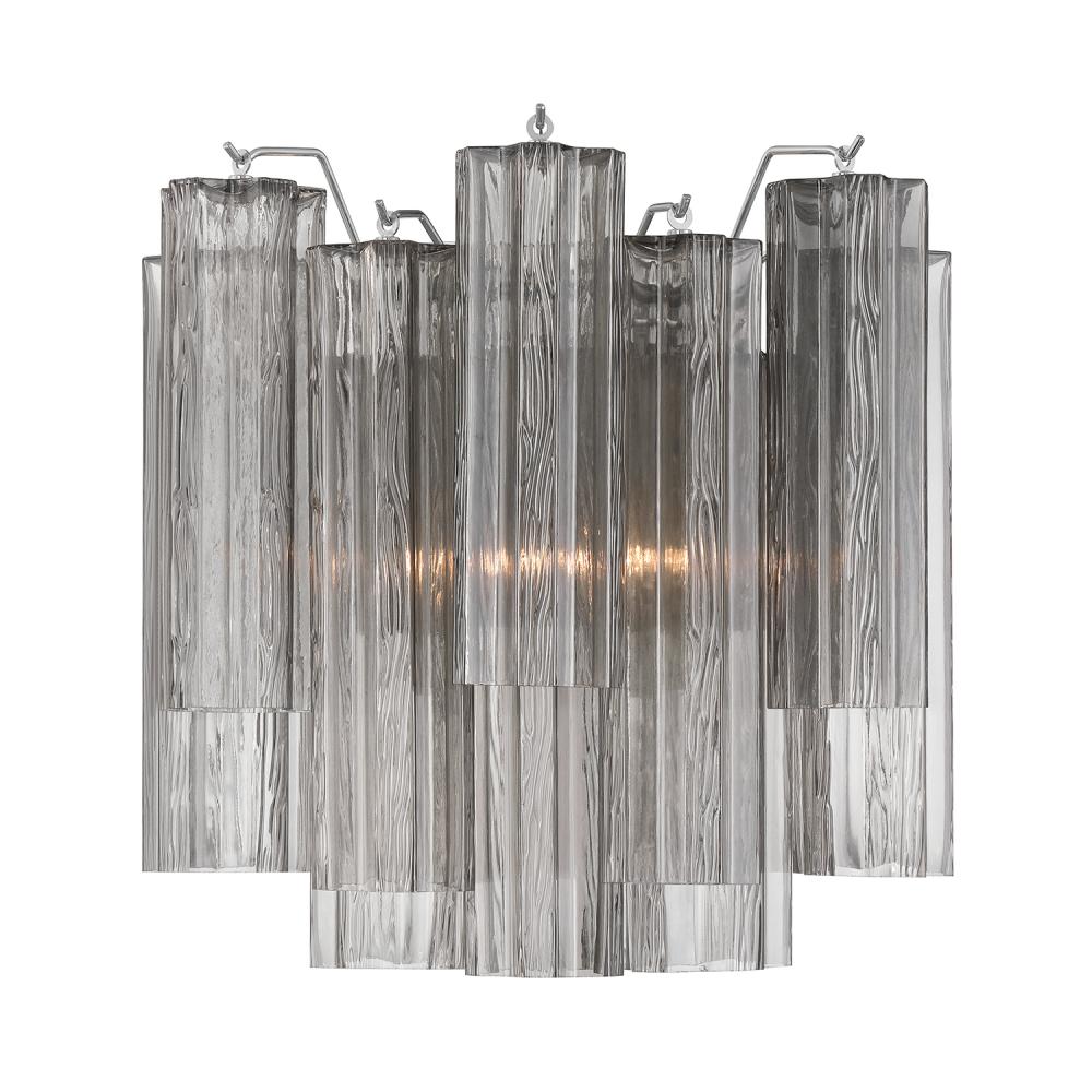 Addis 2 Light Polished Chrome Sconce