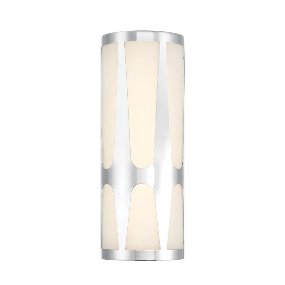 Royston Integrated LED Polished Chrome Sconce