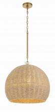 Crystorama JAC-10503-SG - Jace 3 Light Soft Gold Pendant