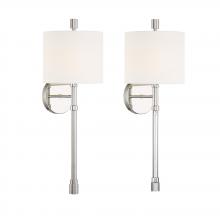 Crystorama RAC-A3501-PN - Rachel 1 Light Polished Nickel Sconce