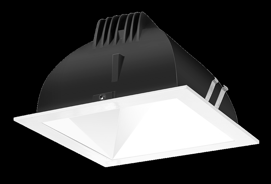 Recessed Downlights, 12 lumens, NDLED4SD, 4 inch square, Universal dimming, wall washer beam sprea