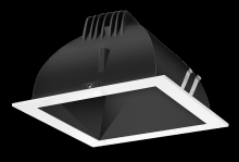 RAB Lighting NDLED6SD-50N-B-W - Recessed Downlights, 20 lumens, NDLED6SD, 6 inch square, universal dimming, 50 degree beam spread,