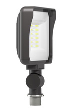 RAB Lighting X34-35L-830/120 - Floodlights, 3673 lumens, X34, 35W, knuckle mount, 80cCRI 3000K, bronze, 120V