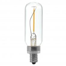 Acclaim Lighting TL5053 - 15W Equivalent Candelabra Base (E12) Warm White (2700K) Dimmable Clear LED T8 Light Bulb