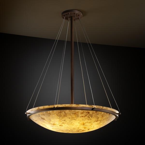 36&#34; LED Pendant Bowl w/ Ring