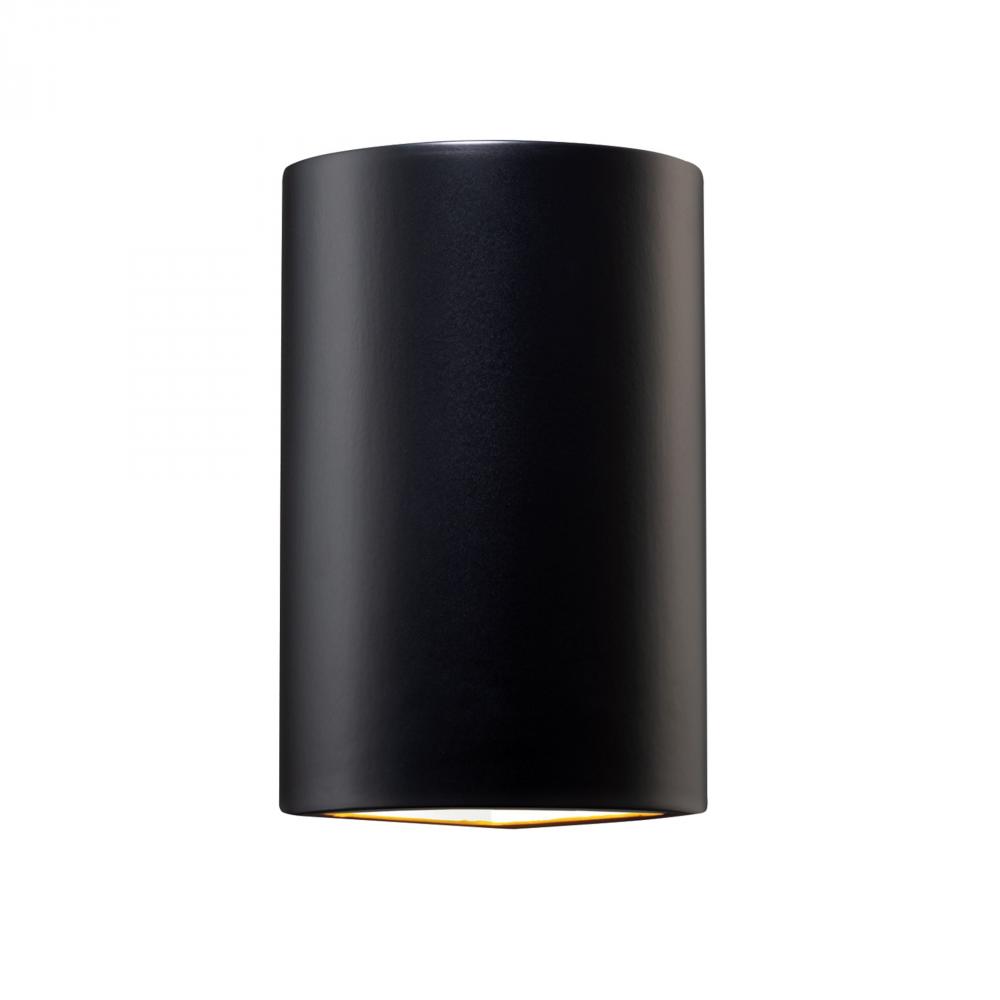 Cylinder LED Corner Sconce