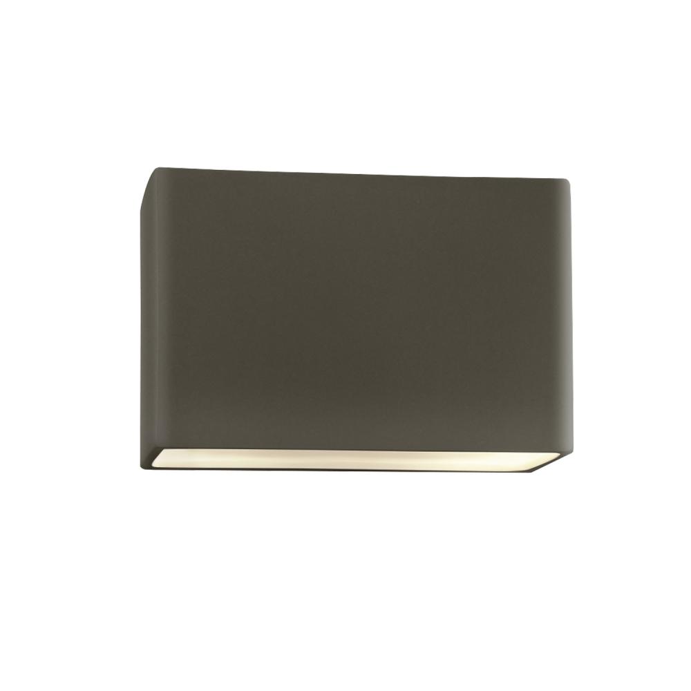 Large ADA Rectangle (Outdoor) LED Wall Sconce - Closed Top