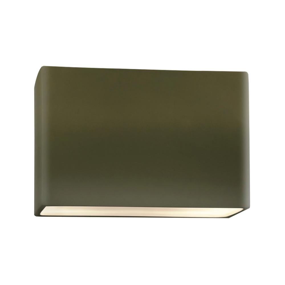 Really Big ADA Wide Rectangle LED Wall Sconce - Closed Top