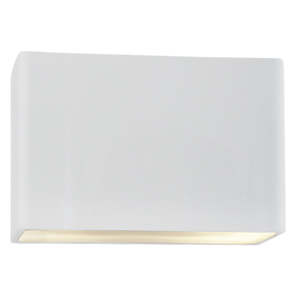 Really Big ADA Wide Rectangle LED Wall Sconce - Open Top & Bottom