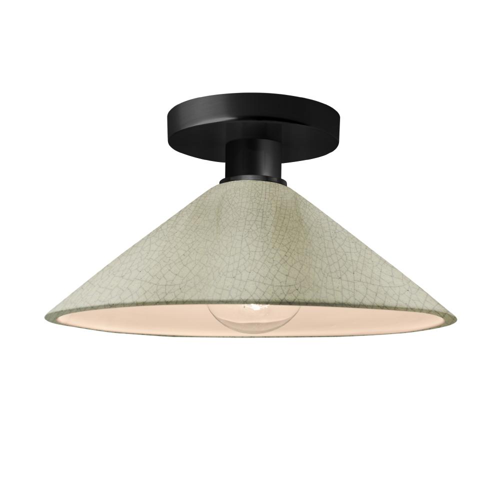 Flare LED Semi-Flush