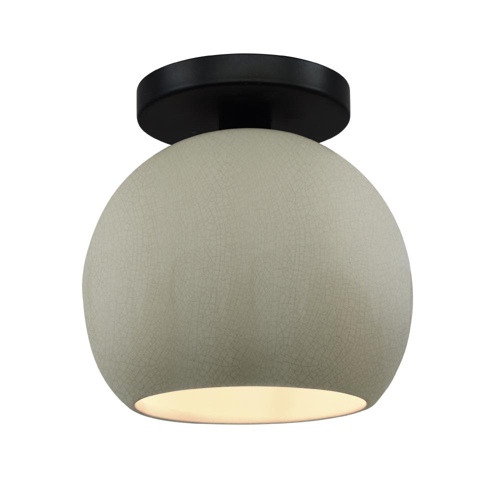 Medium Globe LED Semi-Flush