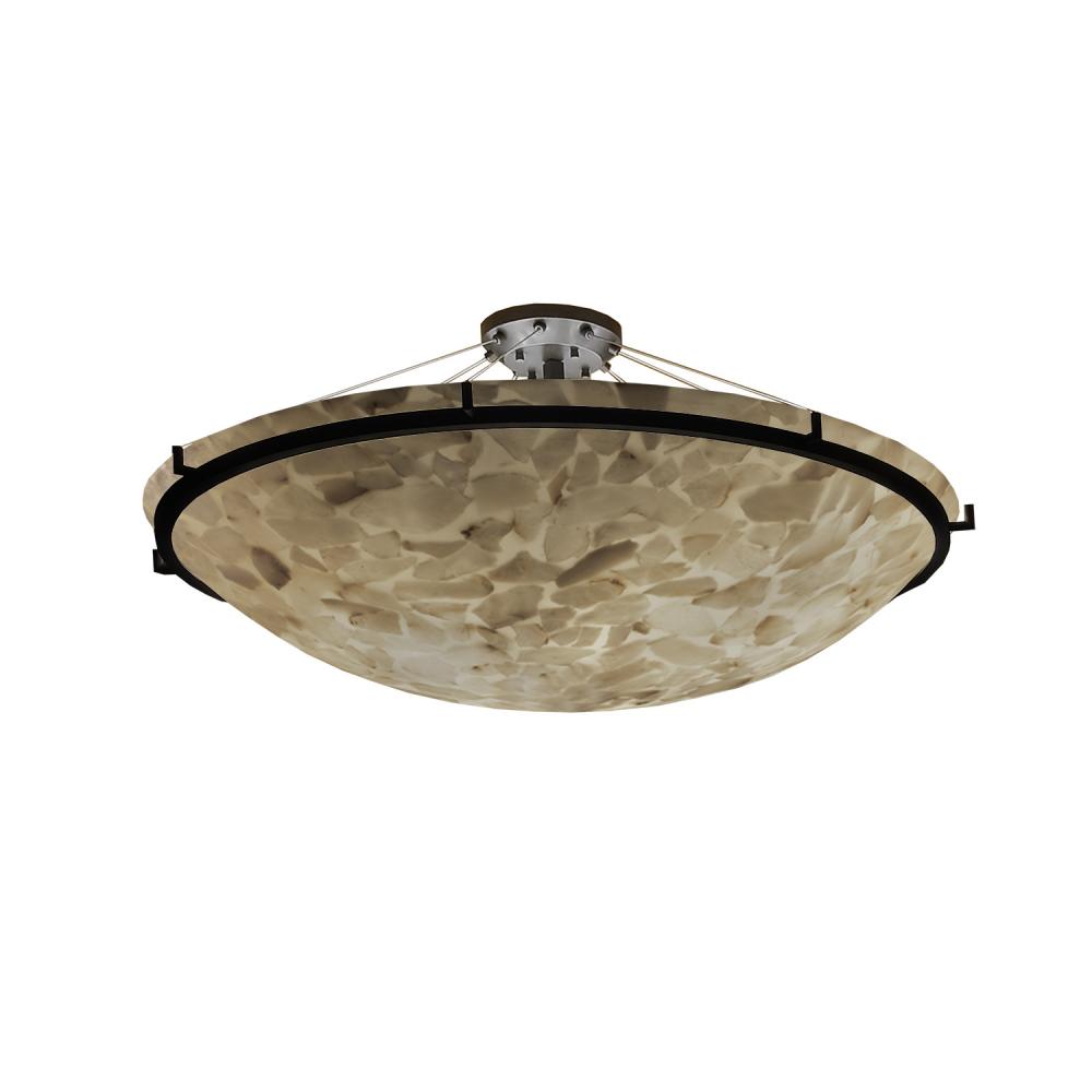 48&#34; LED Semi-Flush Bowl w/ Ring