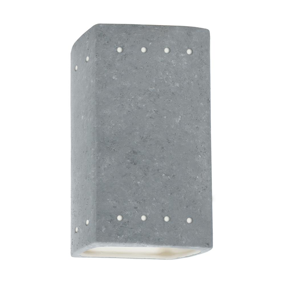 Small LED Rectangle w/ Perfs - Open Top & Bottom