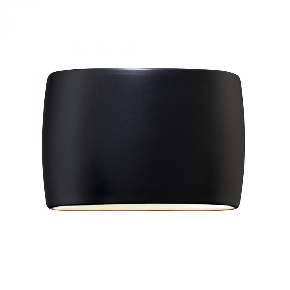 Wide ADA Large Oval LED Wall Sconce - Closed Top