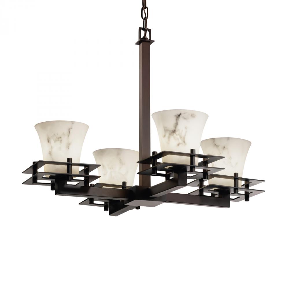 Metropolis 4-Light LED Chandelier